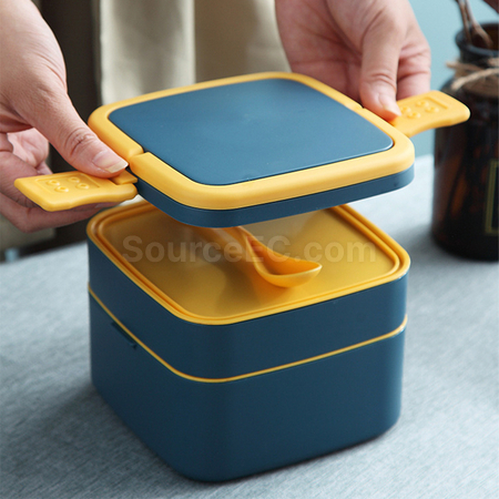 禮品訂造雙層便攜飯盒紀念品