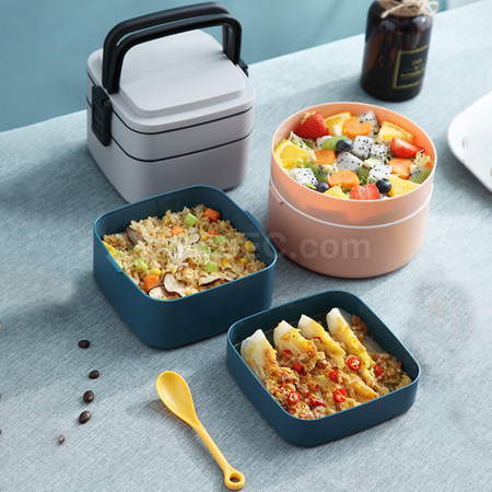 禮品訂造雙層便攜飯盒紀念品