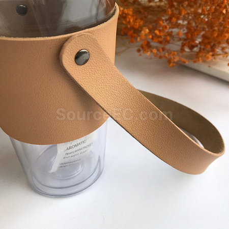 禮品訂造PU手提隔熱杯套紀念品