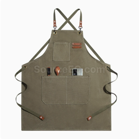 禮品訂造交叉系帶牛仔圍裙紀念品