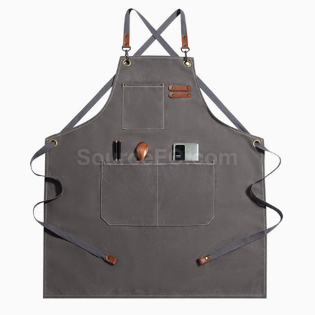 禮品訂造交叉系帶牛仔圍裙紀念品