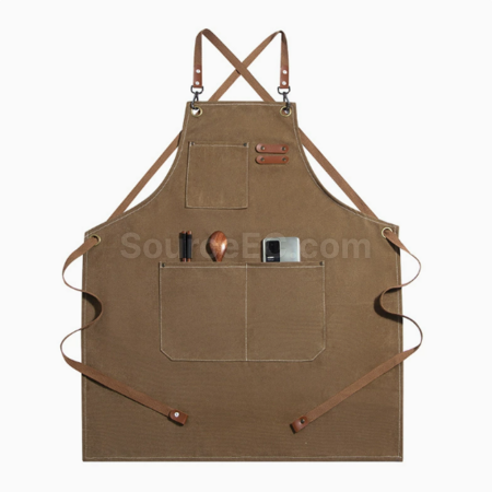 禮品訂造交叉系帶牛仔圍裙紀念品