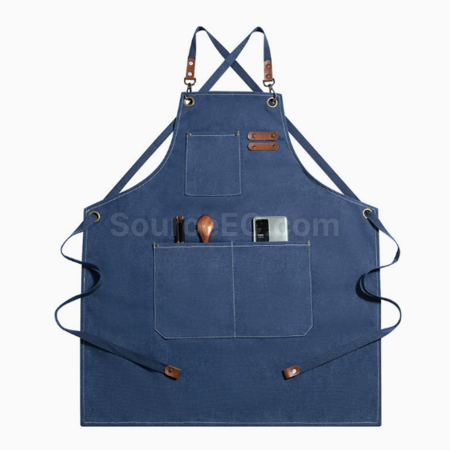 禮品訂造交叉系帶牛仔圍裙紀念品
