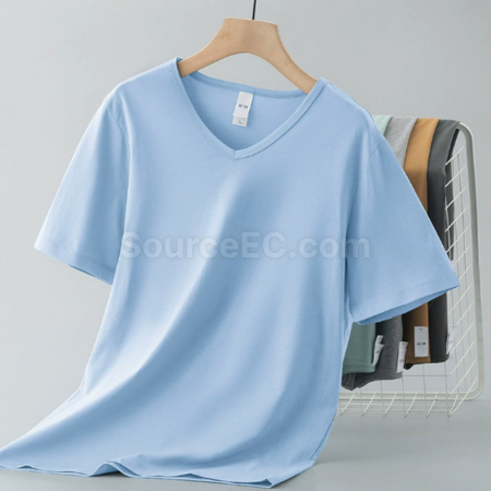 禮品訂造莫代爾V領T恤紀念品