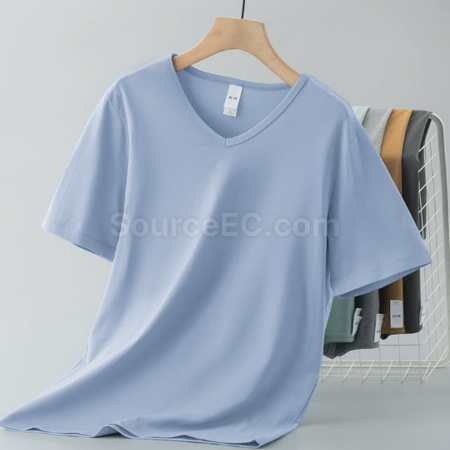 禮品訂造莫代爾V領T恤紀念品