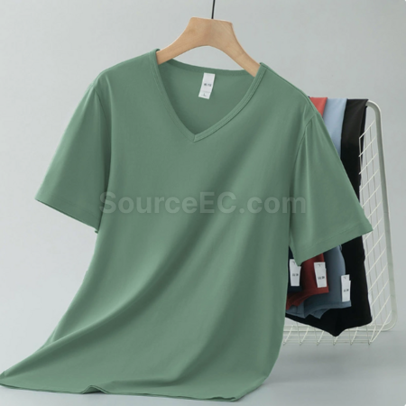 禮品訂造莫代爾V領T恤紀念品