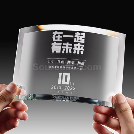 禮品訂造創意水晶獎座紀念品