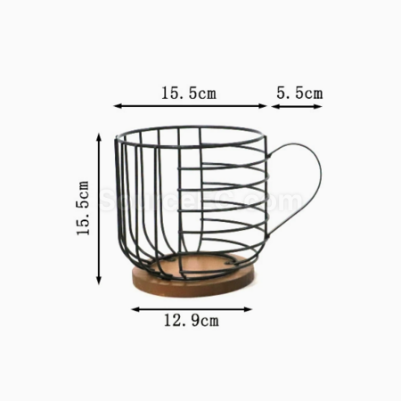 禮品訂造附蓋鐵藝收納籃紀念品