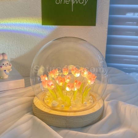 禮品訂造鬱金香小夜燈紀念品