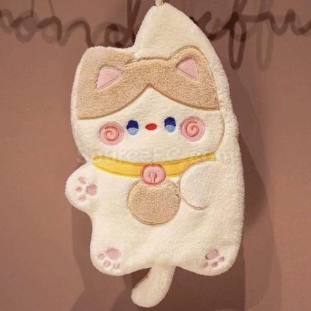 禮品訂造小貓擦手巾紀念品
