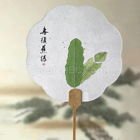 禮品訂造種子紙扇紀念品
