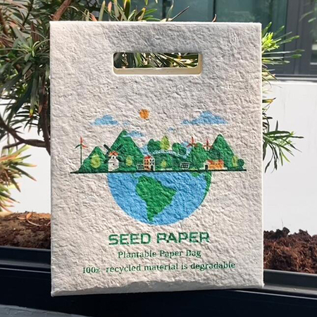 禮品訂造種子紙手提袋紀念品