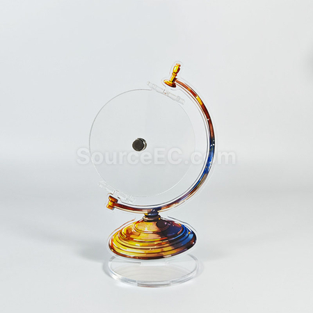 禮品訂造亞克力徽章展示地球儀立牌紀念品