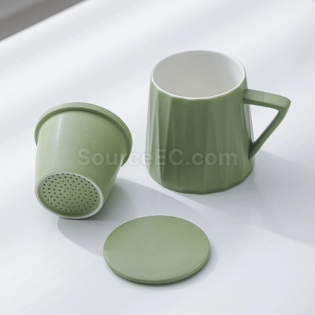 禮品訂造陶瓷杯（茶水分離泡茶）紀念品