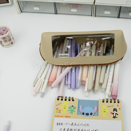 禮品訂造PU開窗筆袋紀念品