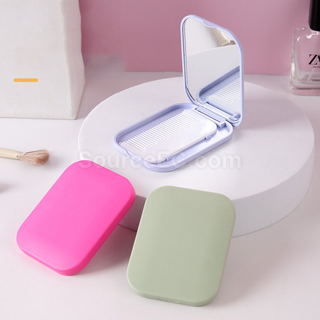 禮品訂造折疊鏡梳紀念品