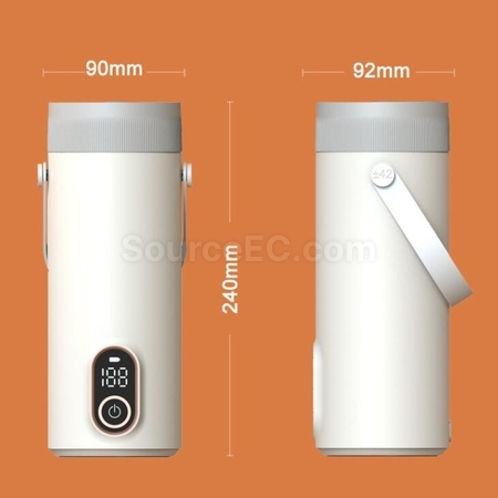 禮品訂造隨身充電無線燒水不插電水壺紀念品