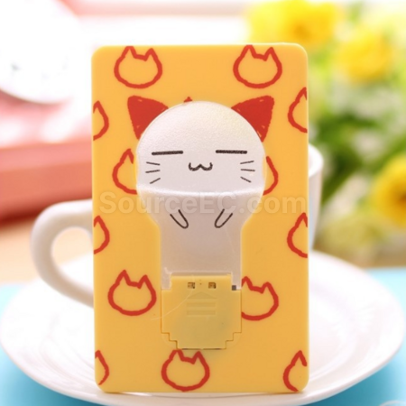 禮品訂造折疊卡片led小夜燈紀念品