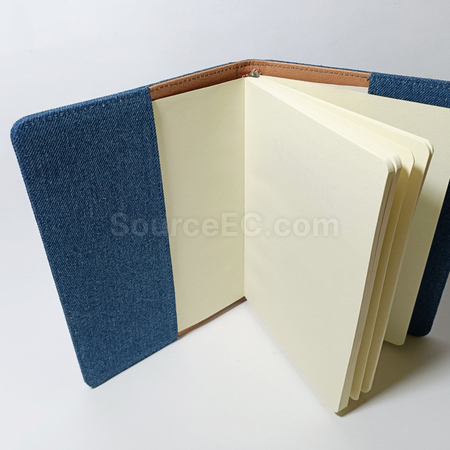 禮品訂造牛仔布筆記本紀念品