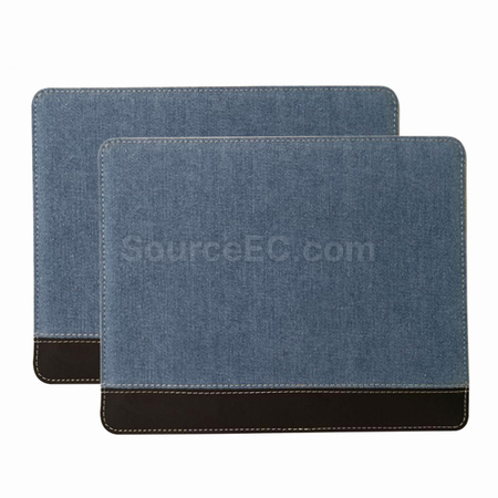 禮品訂造牛仔布滑鼠墊紀念品