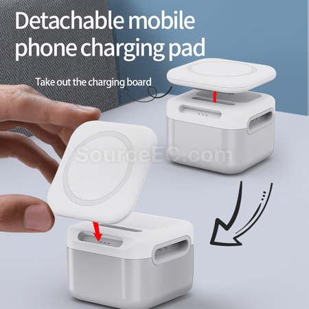 禮品訂造三合一磁吸無線充紀念品