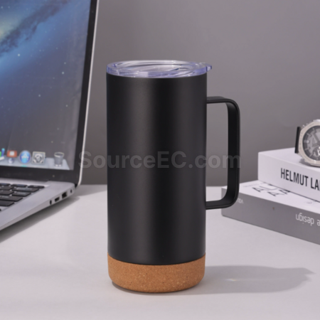 禮品訂造軟木底保溫馬克杯紀念品