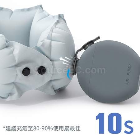 禮品訂造按壓自動充氣枕頭紀念品