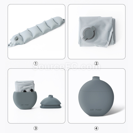 禮品訂造按壓自動充氣枕頭紀念品