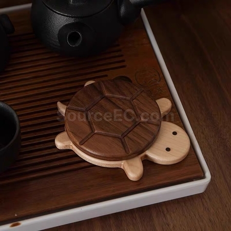 禮品訂造烏龜木杯墊紀念品