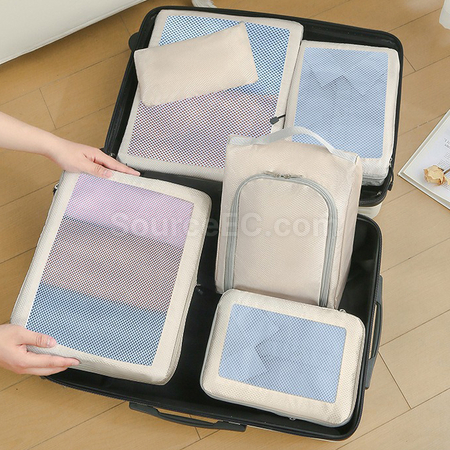 禮品訂造可壓縮旅行收納袋套裝紀念品
