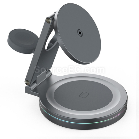 禮品訂造360°磁吸無線充支架紀念品