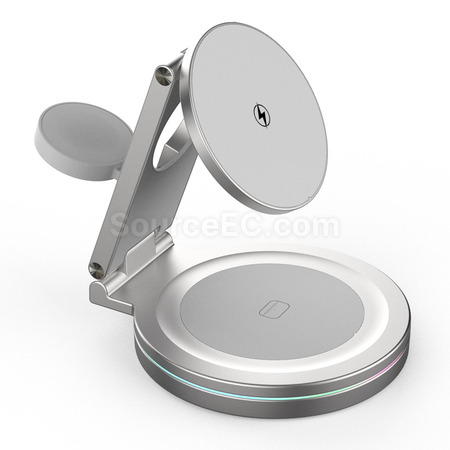 禮品訂造360°磁吸無線充支架紀念品