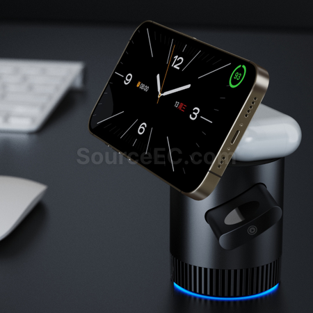 禮品訂造三合一折疊無線充紀念品