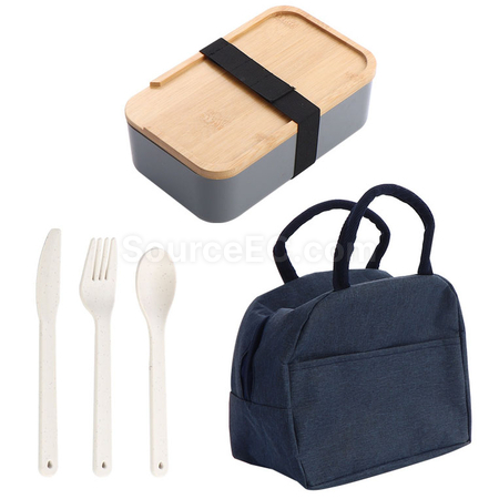禮品訂造小麥秸稈飯盒紀念品