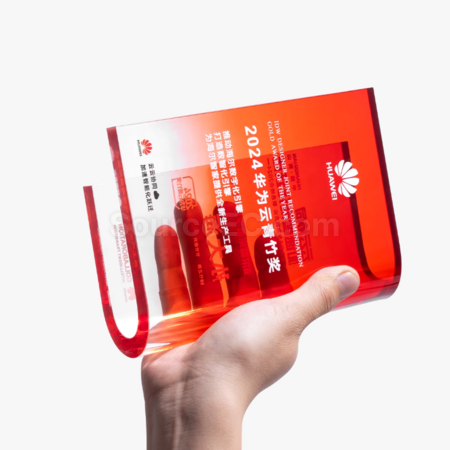禮品訂造亞克力獎座紀念品