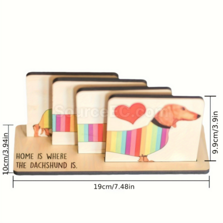 禮品訂造環保木質杯墊紀念品