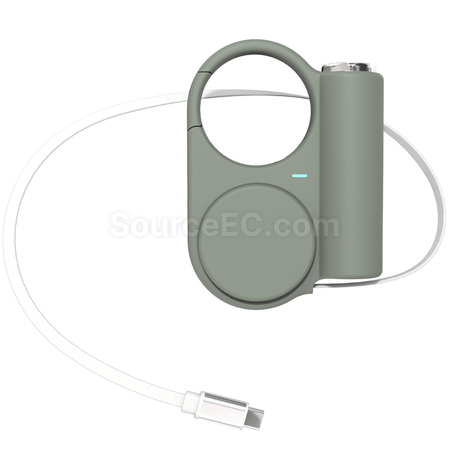 禮品訂造創意伸縮自帶線移動電源紀念品