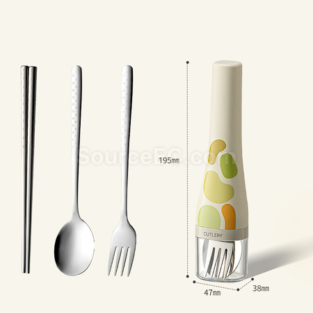 禮品訂造便攜不鏽鋼餐具套裝紀念品