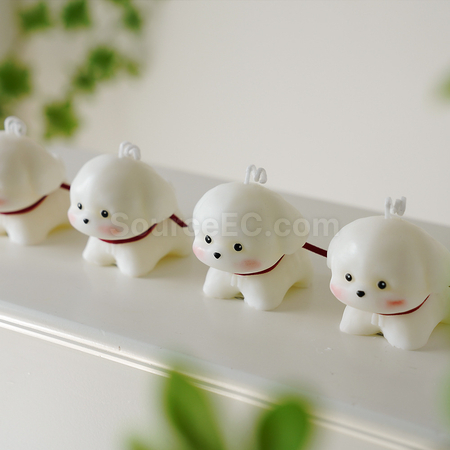 禮品訂造小狗香氛蠟燭擺件紀念品