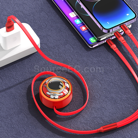禮品訂造三合一數據線紀念品