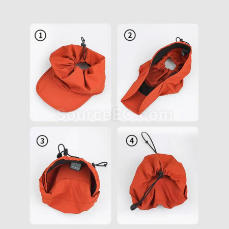 禮品訂造戶外可折疊速乾帽紀念品