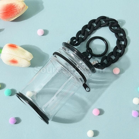 禮品訂造圓筒PVC透明娃包紀念品