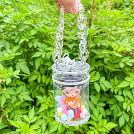 禮品訂造圓筒PVC透明娃包紀念品