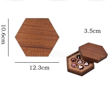 禮品訂造磁吸式骰子木盒紀念品