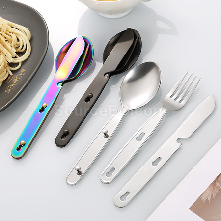 禮品訂造不銹鋼自備餐具套裝紀念品