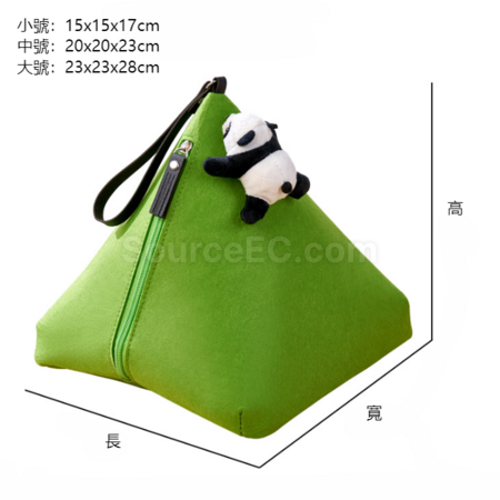 禮品訂造熊貓粽子手提袋紀念品