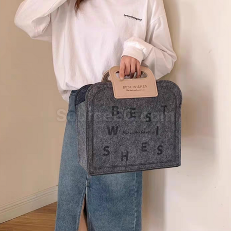 禮品訂造手提毛氈袋紀念品