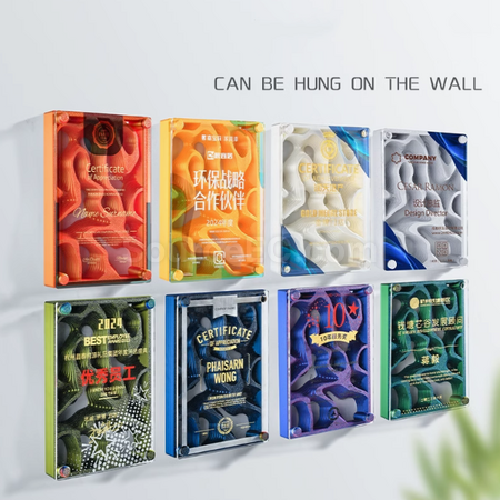 禮品訂造創意3D水晶獎牌紀念品