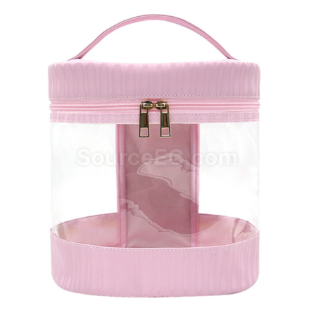 禮品訂造pvc透明圓桶包紀念品