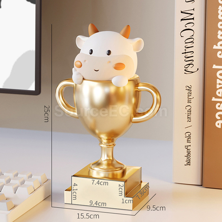禮品訂造牛牛獎座紀念品